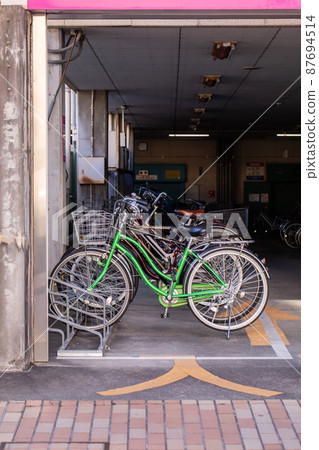 Bicycle parking lot Bicycle parking lot 87694514