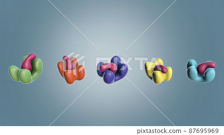 Medical illustration activity of macropage receptors Medical illustration activity of macropage receptors 87695969