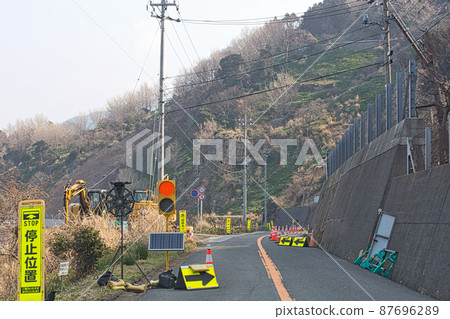 Marine pollution (Echizen coast) 87696289