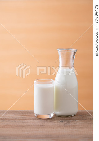 Milk on the table 87696478