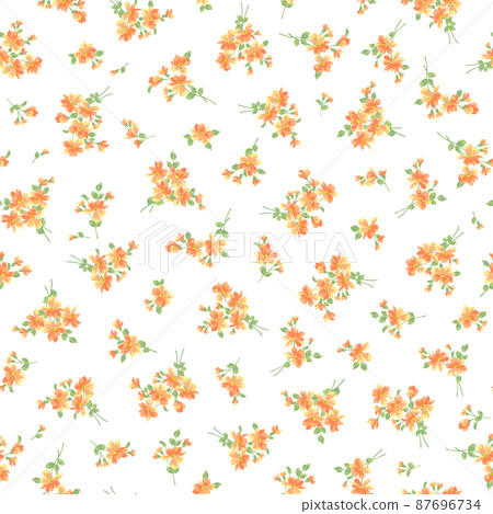 Seamlessly continuous floral pattern, 87696734