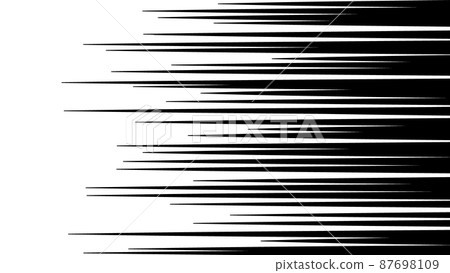 黑色平行線卡通效果線矢量素材 黑色平行線卡通效果線矢量素材 87698109