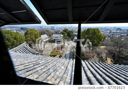 View from the castle tower of the national treasure "Inuyama Castle" View from the castle tower of the national treasure "Inuyama Castle" 87701623