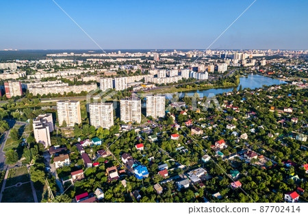 Raiduzhnyi and Voskresenka districts of Kiev, Ukraine Raiduzhnyi and Voskresenka districts of Kiev, Ukraine 87702414