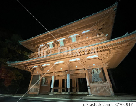 燈火通明的高野山 燈火通明的高野山 87703917