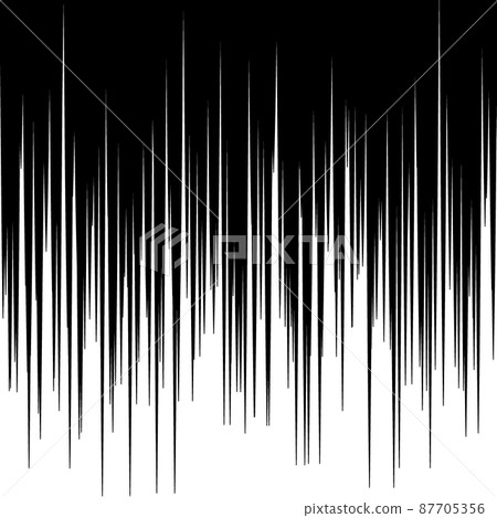 Vector material of black solid flash effect line of depressed image 87705356