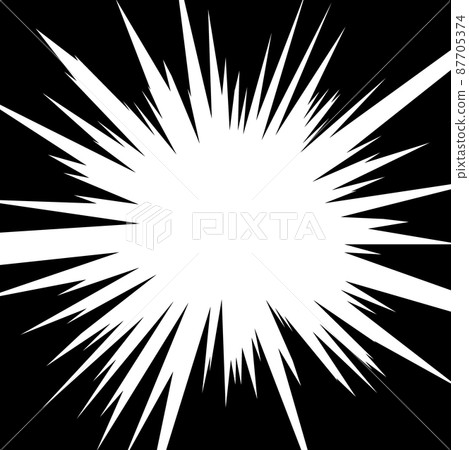 衝擊圖像黑色實心閃光集中線矢量素材 衝擊圖像黑色實心閃光集中線矢量素材 87705374