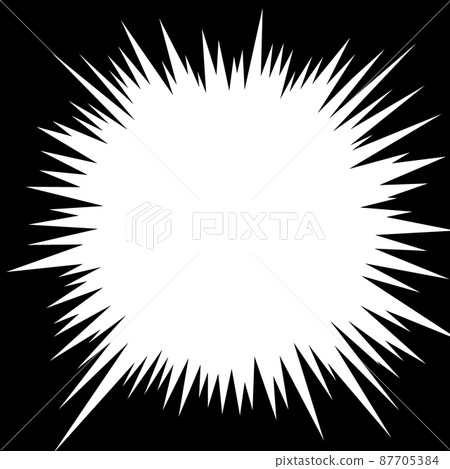 Vector material of concentrated lines of black solid flash of impact image Vector material of concentrated lines of black solid flash of impact image 87705384