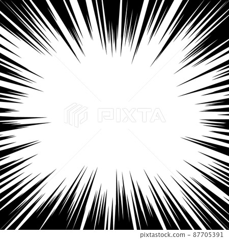 黑色集中線矢量素材 黑色集中線矢量素材 87705391