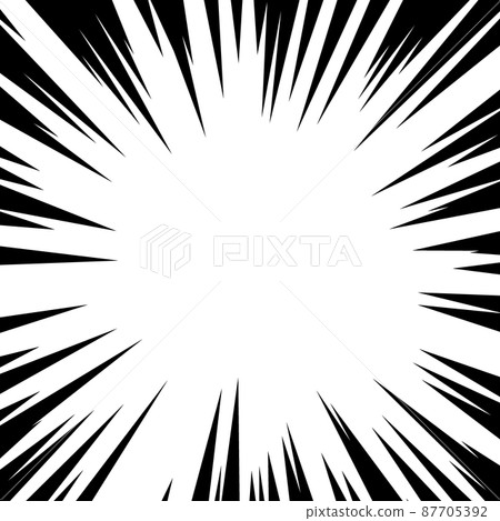 黑色集中線矢量素材 黑色集中線矢量素材 87705392