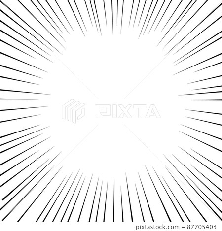 Black concentrated line vector material 87705403