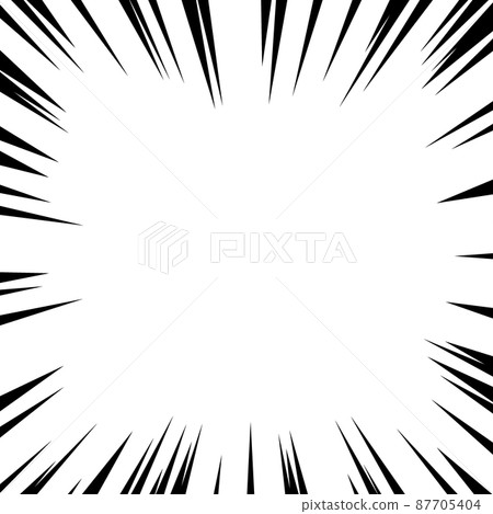 Black concentrated line vector material 87705404