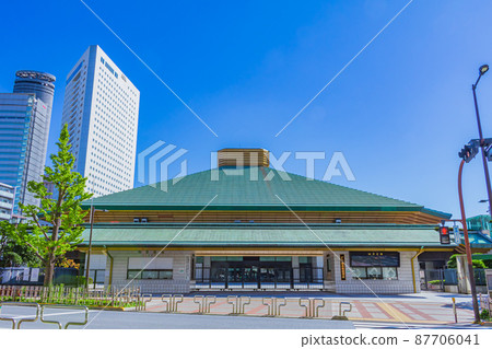 [東京都市風景]兩國國技館 87706041