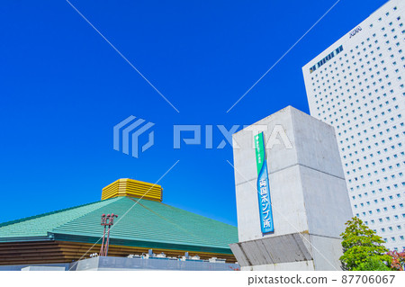 [東京都市風景]兩國國技館 87706067