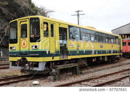 Isumi Railway Isumi 200 type Moomin train Isumi Railway Isumi 200 type Moomin train 87707681