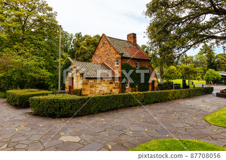 Cook's Cottage in Fitzroy Gardens Melbourne Australia 87708056