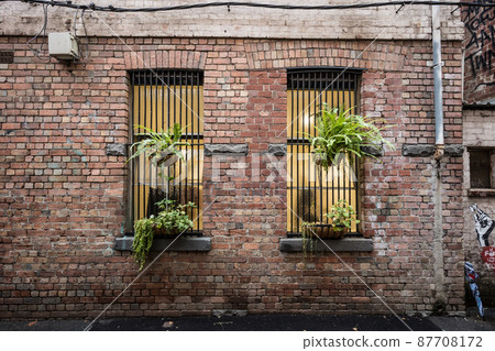 Warburton Lane Detail in Melbourne Australia Warburton Lane Detail in Melbourne Australia 87708172