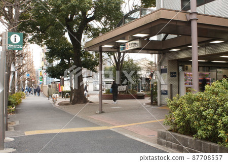Tokoenji Station entrance Tokyo Metro Tokoenji Station entrance Tokyo Metro 87708557