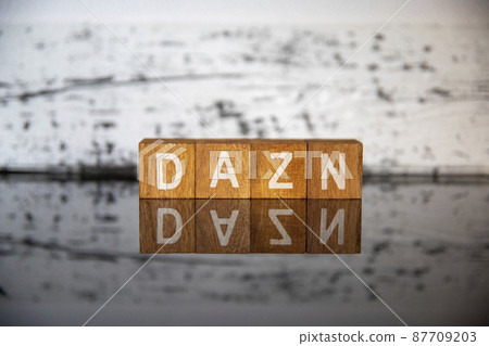 Business image (IT terminology) Block character DAZN 87709203