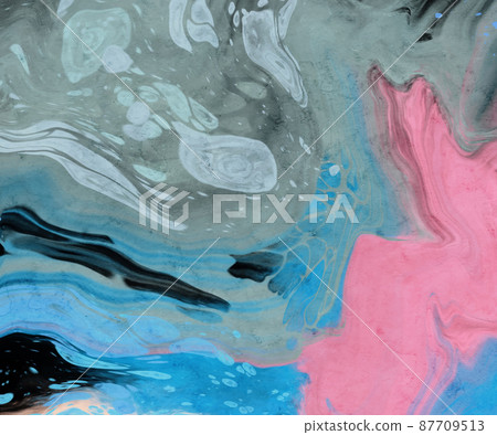 Vector color banner. Hand drawn abstract paint brush stroke. 87709513