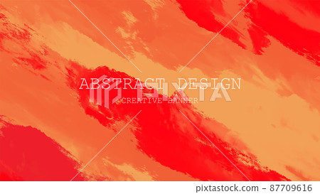 Abstract Red Orange paint Background. Vector illustration design Abstract Red Orange paint Background. Vector illustration design 87709616