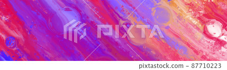 Abstract color acrylic hand painted background.... - Stock Illustration ...