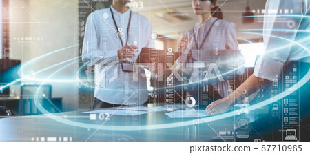 Business scene 87710985