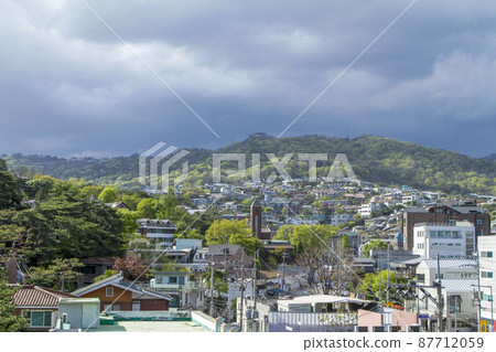 View of downtown Seoul from Waryong Park Road 87712059