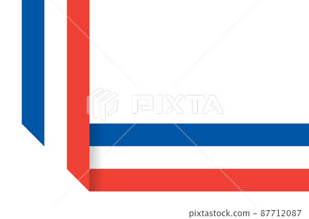 National tricolor ribbon of India 87712087