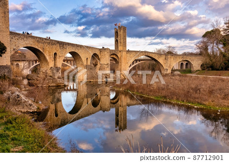 Besalu, medieval village, Catalonia, Spain Besalu, medieval village, Catalonia, Spain 87712901