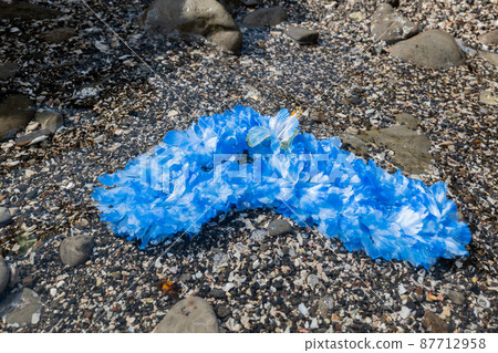 Creative miscellaneous goods Hawaiian Ray Rock Coast Handmade Blue Blu-ray blue Creative miscellaneous goods Hawaiian Ray Rock Coast Handmade Blue Blu-ray blue 87712958