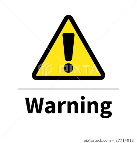 Triangle warning / caution sign Triangle warning / caution sign 87714018