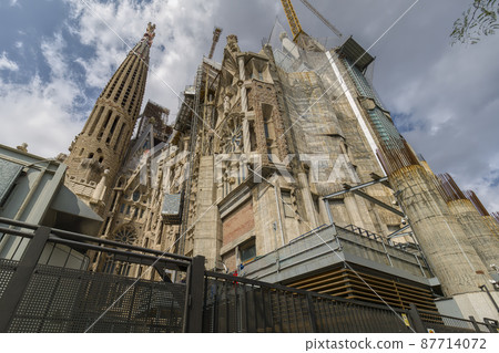 西班牙巴塞羅那Sagrada Familia /SagradaFamília，巴塞羅那 87714072