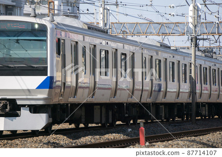 Train Railroad traffic Train Railroad traffic 87714107
