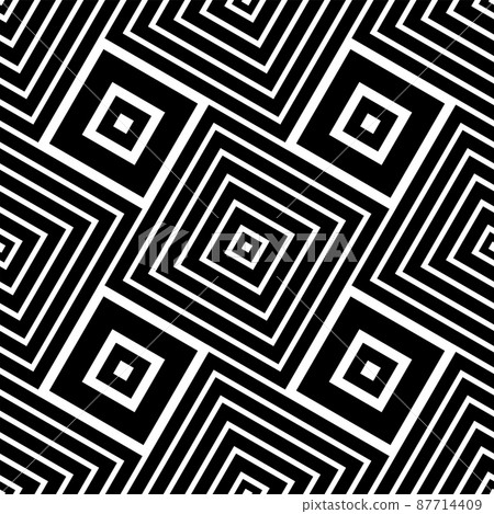Abstract seamless geometric square lines pattern. 87714409