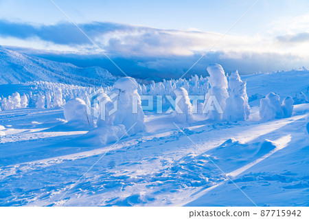 霧凇和藍天（宮城藏王） 87715942