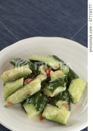 Tataki cucumber (home cooking) Tataki cucumber (home cooking) 87716577