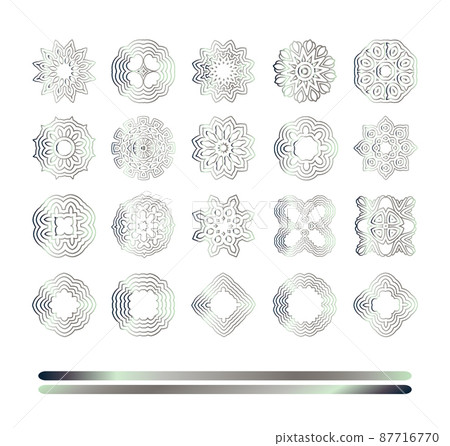 Oriental silver pattern 87716770