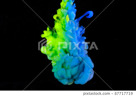 Colorful paints that spread underwater Colorful paints that spread underwater 87717719