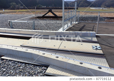 JR Mugi Line bollard and Asakaigan Railway DMV bollard 87719112