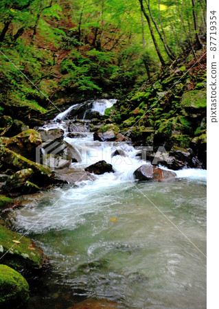 The flow of the Ichinose River The flow of the Ichinose River 87719354