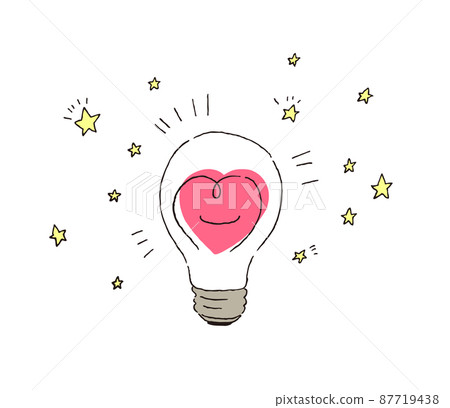 燈泡的形象和創意的靈感——手繪線條圖 燈泡的形象和創意的靈感——手繪線條圖 87719438