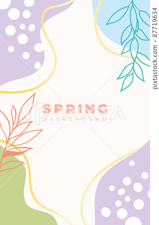 Spring Frame Spring Spring Background Spring Frame Spring Spring Background 87719634