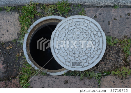 Piping cleaning, sewage cleaning, inspection port 87719725