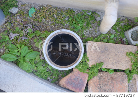 Piping cleaning, sewage cleaning, inspection port 87719727