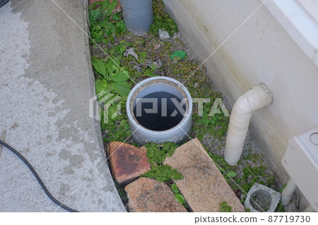 Piping cleaning, sewage cleaning, inspection port 87719730