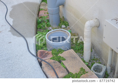 Piping cleaning, sewage cleaning, inspection port 87719742