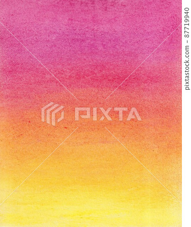 柔和的粉彩畫手繪日落 87719940