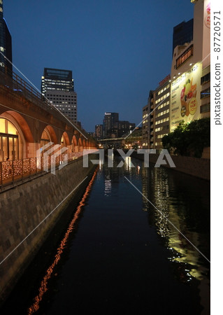 March Ecute Kanda from Manseibashi Night view of Manseibashi and Kanda River March Ecute Kanda from Manseibashi Night view of Manseibashi and Kanda River 87720571