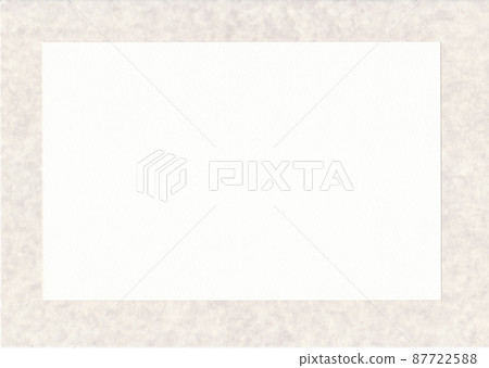 Beige Japanese paper square frame background 87722588